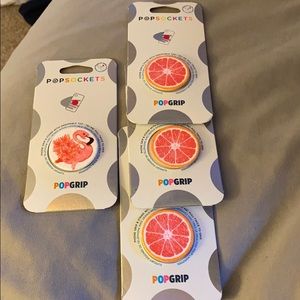 PRICE REDUCED: 4 Pop Sockets